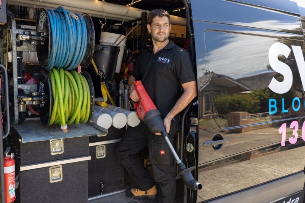 Emergency blocked drain service provided by Svens Plumbing